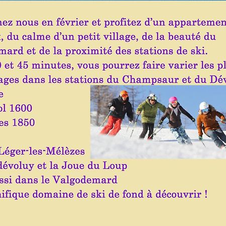 Gite "Entre Champsaur Et Valgodemard" Saint-Jacques-en-Valgodemard Luaran gambar